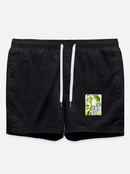 Katzenbeeren - Badeshorts - Schwarz