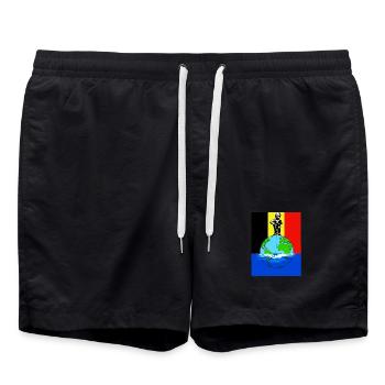 Maneken pis - Short de bain - noir - Devant - AI Model Male 185 light (185cm)
