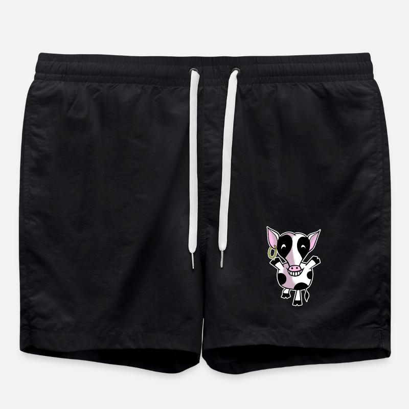 Glad ko - Badeshorts - sort