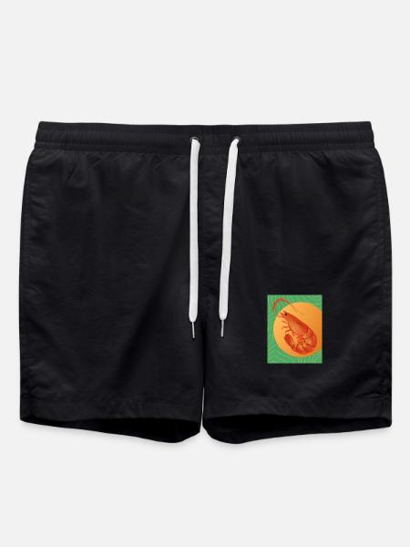 Maximalist Shrimp - Swim Trunks - black