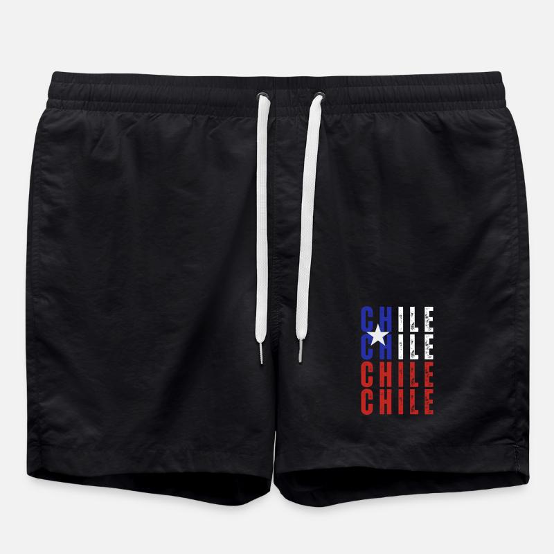 Chilean pride, I love Chile - Swim Trunks - black