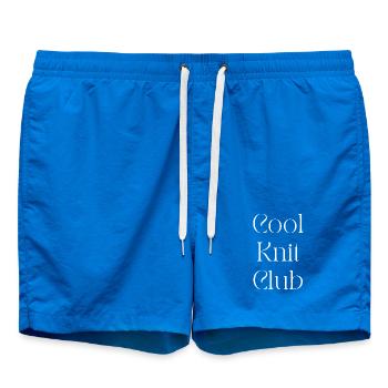 Cool knit club. Cooler Strick Club. - Badeshorts - Cobalt blue - Vorne