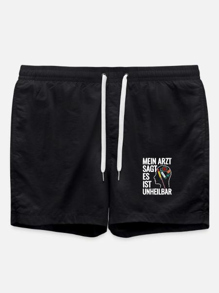 Fireworks in the head - Swim Trunks - black