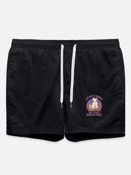 Chiignons de chat d’acier - Short de bain - noir