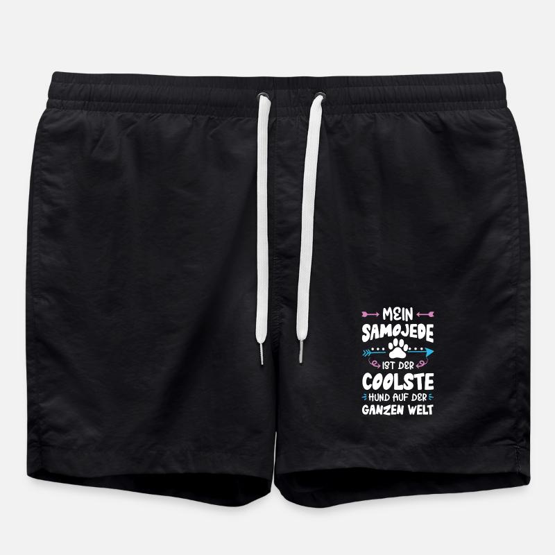 Dicton de chien Samoyède - Short de bain - noir