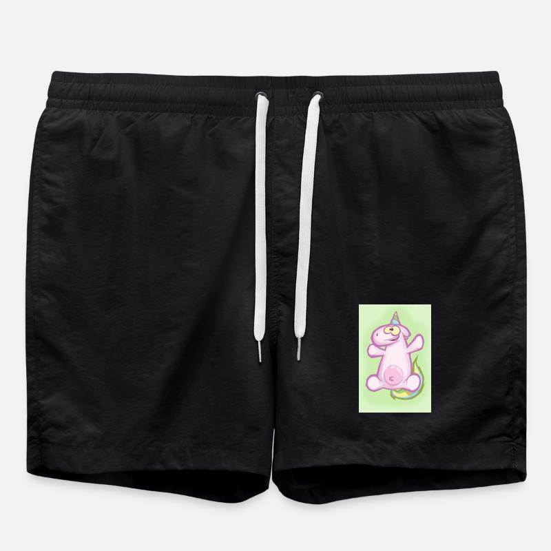 The Unicorn - Swim Trunks - black