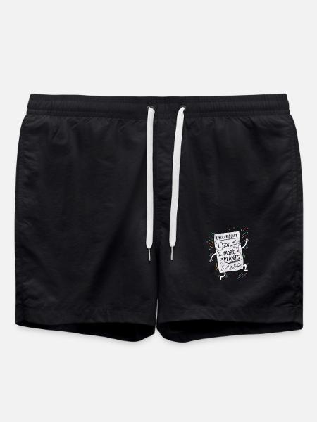 Plants Shopping List - Swim Trunks - black
