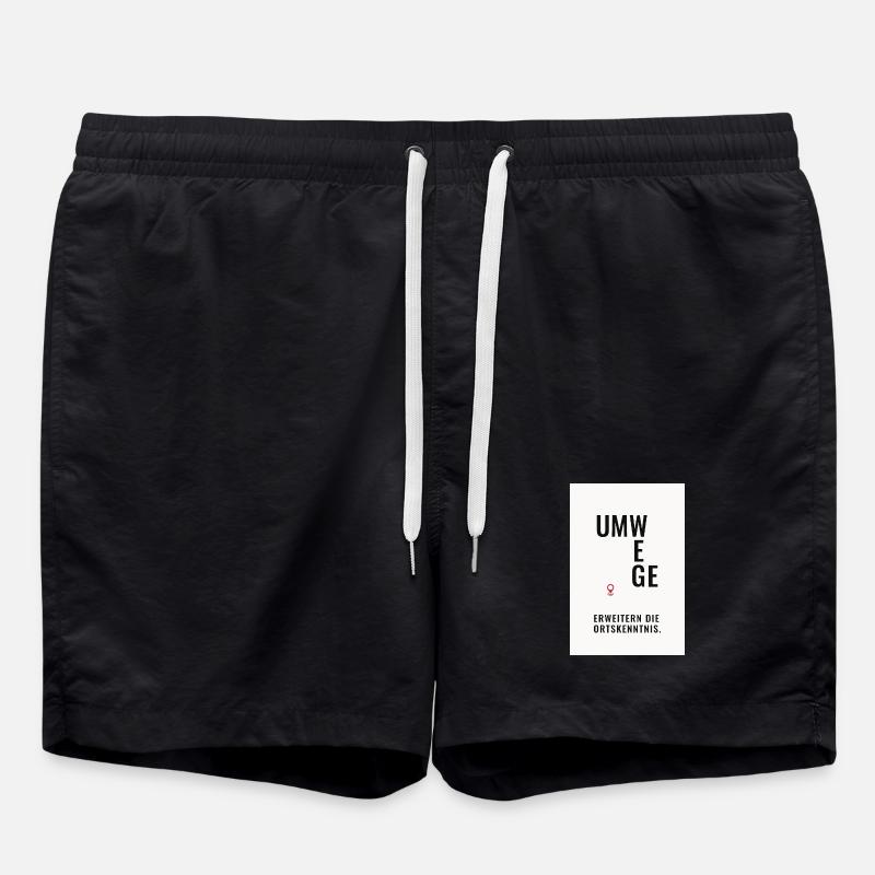 Detours expand local knowledge - Swim Trunks - black