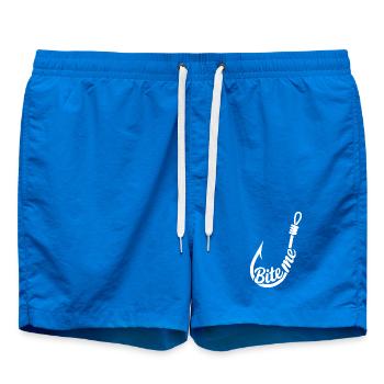 BiteMe Hooked Angel-Grafik - Badeshorts - Cobalt blue - Vorne