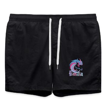 Emilia Pastel Horse Magic - Short de bain - noir - Devant - AI Model Male 185 light (185cm)