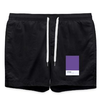 Stärke entsteht im Widerstand Poster - Badeshorts - Schwarz - Vorne - AI Model Male 185 light (185cm)