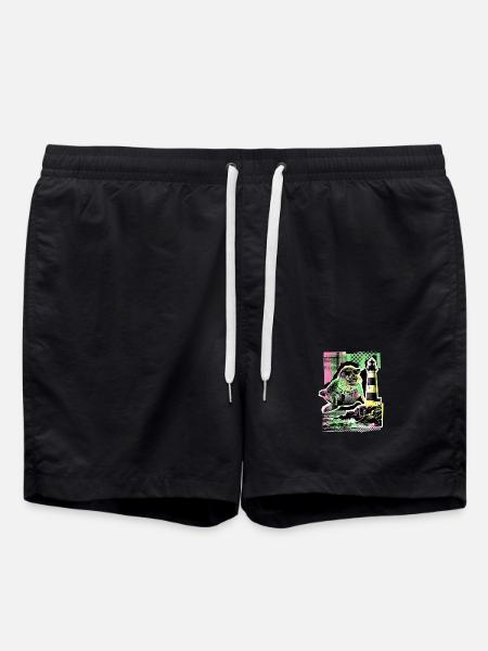 Kølig sæl Nordsøen Østersøen - Badeshorts - sort