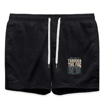 Geisterschiff Verfluchtes Schiff Maritimer Geist - Short de bain - noir - Devant - AI Model Male 185 light (185cm)