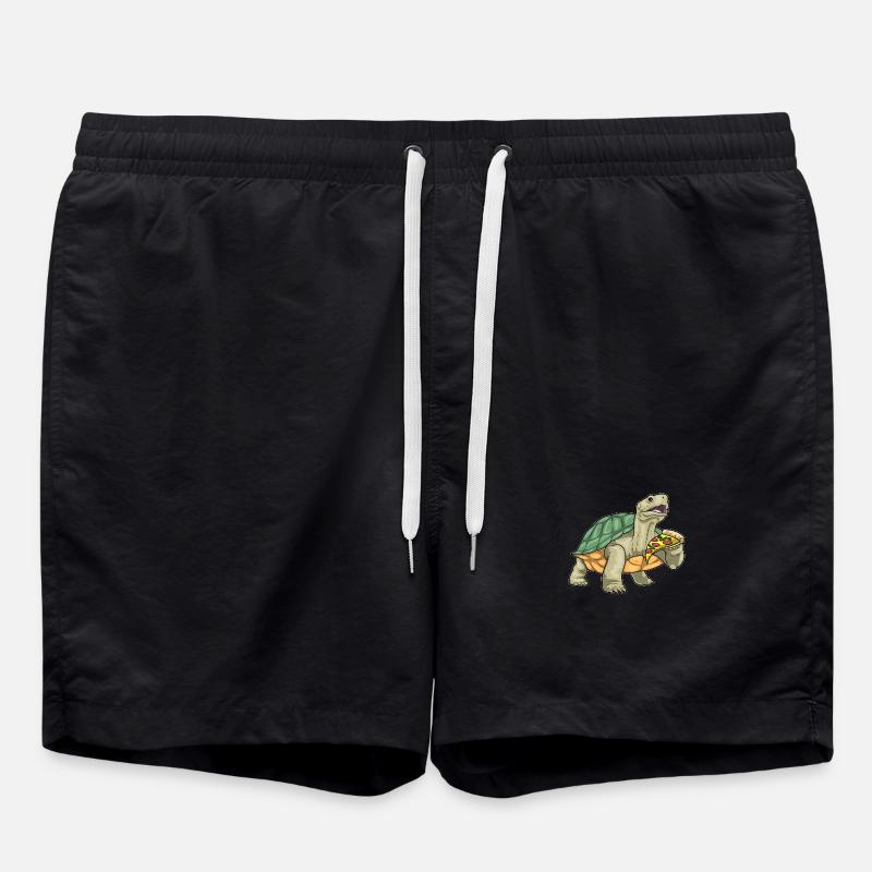Pizza Tortue - Short de bain - noir