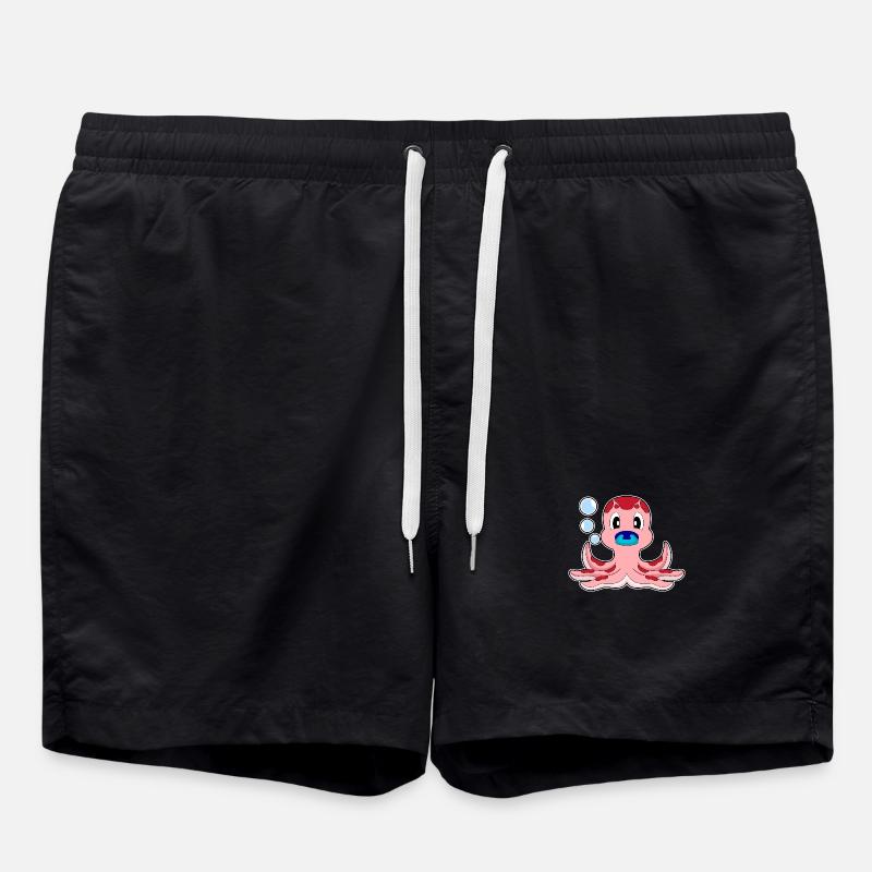 Octopus Baby Pacifier - Swim Trunks - black
