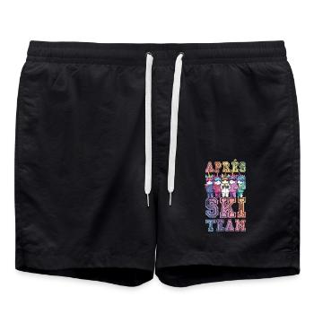 Après-ski Team Unicorn Party - Short de bain - noir - Devant - AI Model Male 185 light (185cm)