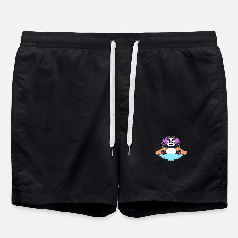 Nuages Panda - Short de bain - noir