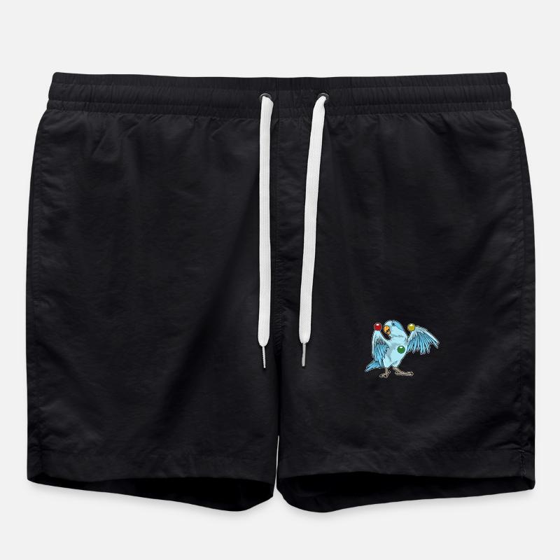 Jongleur perroquet jonglant - Short de bain - noir