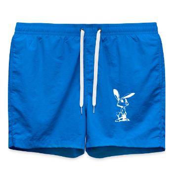 Cute bunny with big eyes and ears - Swim Trunks - cobalt blue - Front