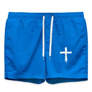 Symbole de la croix - Short de bain - cobalt blue - Devant