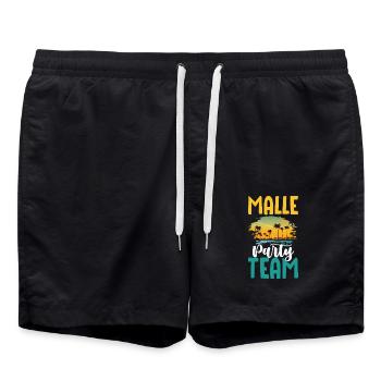 Malle Party Team - Swim Trunks - black - Front - AI Model Male 185 light (185cm)