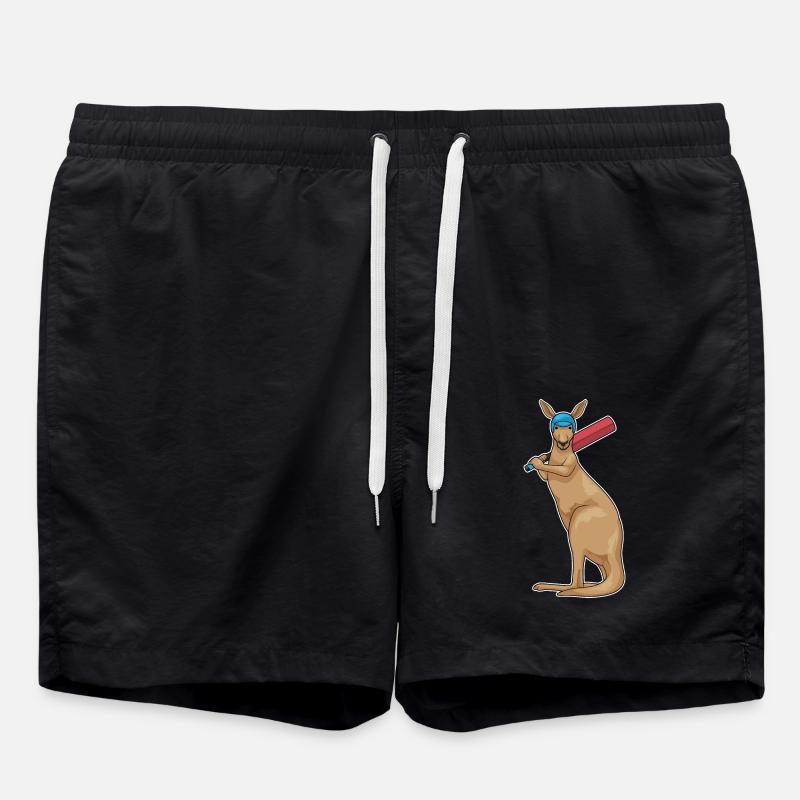 Kangourou Cricket Batte de cricket - Short de bain - noir