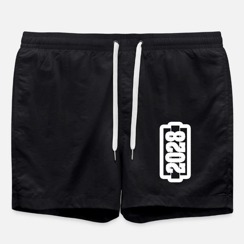 2028 - Badeshorts - Schwarz