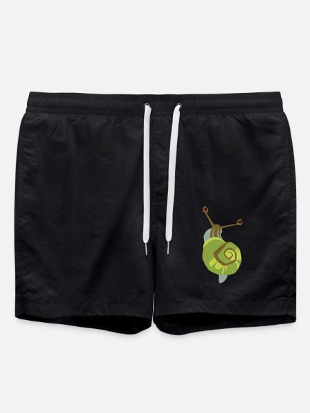 Snail tigré - Swim Trunks - black