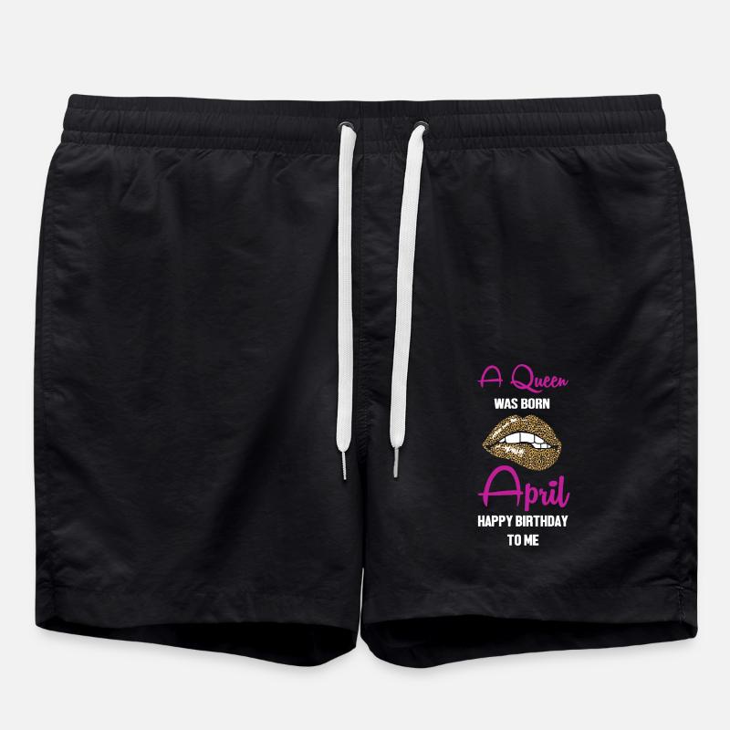 Zodiac sign Aries - Swim Trunks - black