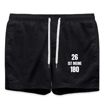 26 est mon 180 - Short de bain - noir - Devant - AI Model Male 185 light (185cm)