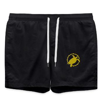 Turtle / Reptile - Reptile - Swim Trunks - black - Front - AI Model Male 185 light (185cm)