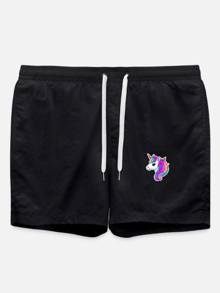 Unicorn - Swim Trunks - black
