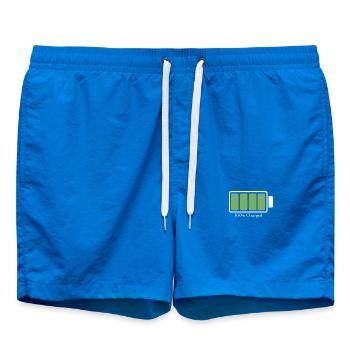 Charged battery - Swim Trunks - cobalt blue - Front