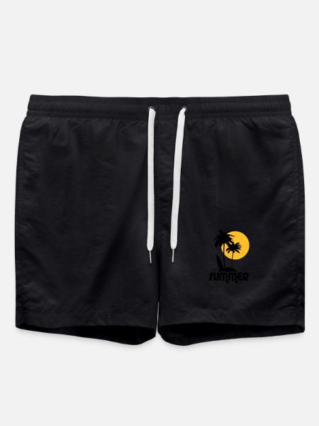 summer - Swim Trunks - black