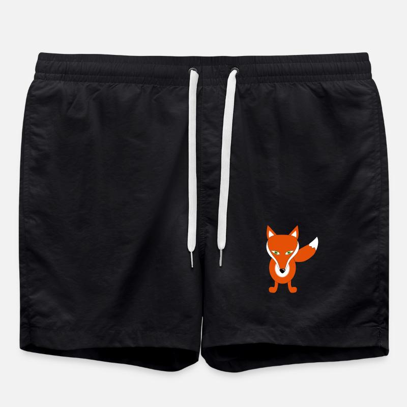 fox - Swim Trunks - black