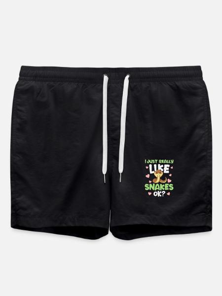 Snake snakes - Swim Trunks - black