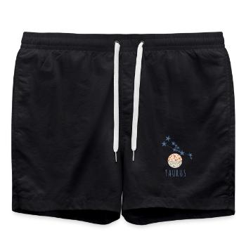Das Sternbild Stier - Badeshorts - Schwarz - Vorne - AI Model Male 185 light (185cm)