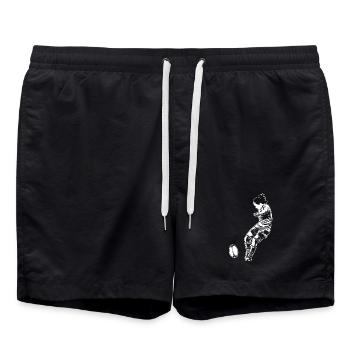 Joueuse de rugby filles - Short de bain - noir - Devant - AI Model Male 185 light (185cm)