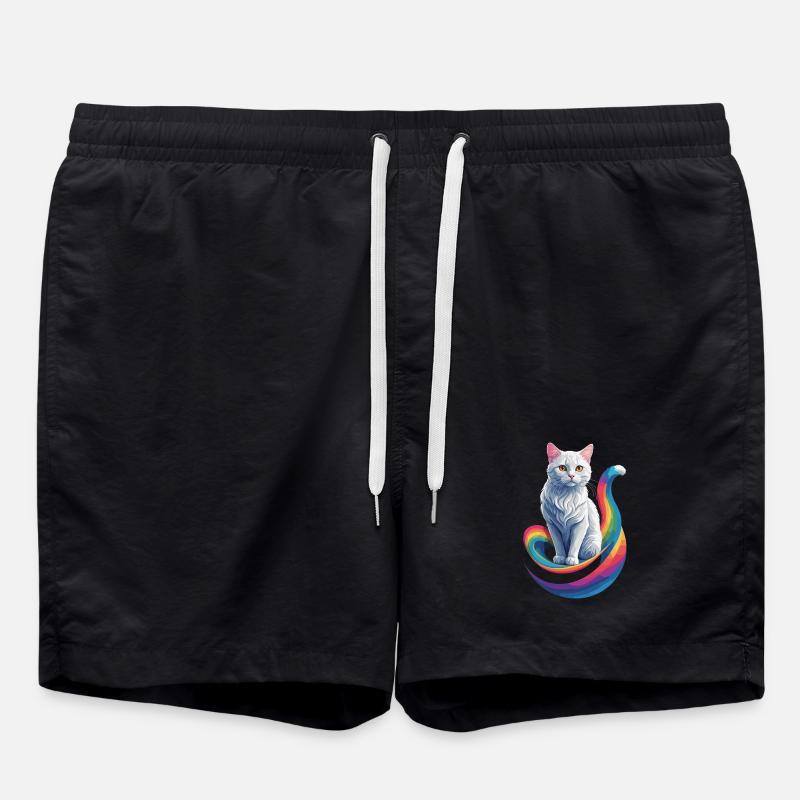Chat mignon - Short de bain - noir