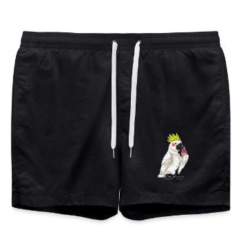 Parrot Waffle Ice Cream - Swim Trunks - black - Front - AI Model Male 185 light (185cm)