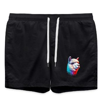 Alpaca - Swim Trunks - black - Front - AI Model Male 185 light (185cm)