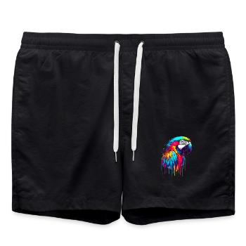 Perroquet - Short de bain - noir - Devant - AI Model Male 185 light (185cm)
