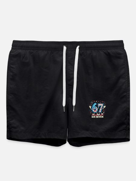 US Flag 67 Memes Six Seven - Short de bain - noir