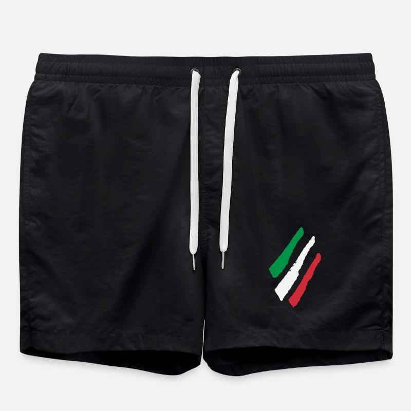 Drapeau italien - Short de bain - noir