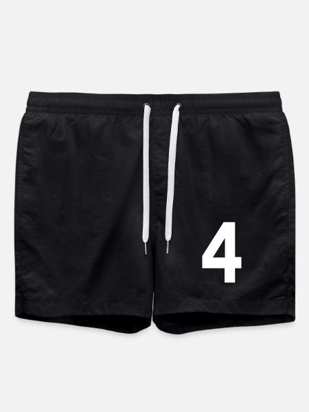 4 - Short de bain - noir