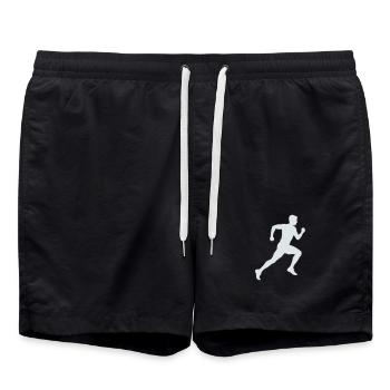 Lauf Silhouette Sprint - Badeshorts - Schwarz - Vorne - AI Model Male 185 light (185cm)