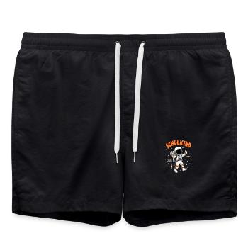 Schulkind 2026 Einschulung 2026 Schulanfang - Badeshorts - Schwarz - Vorne - AI Model Male 185 light (185cm)