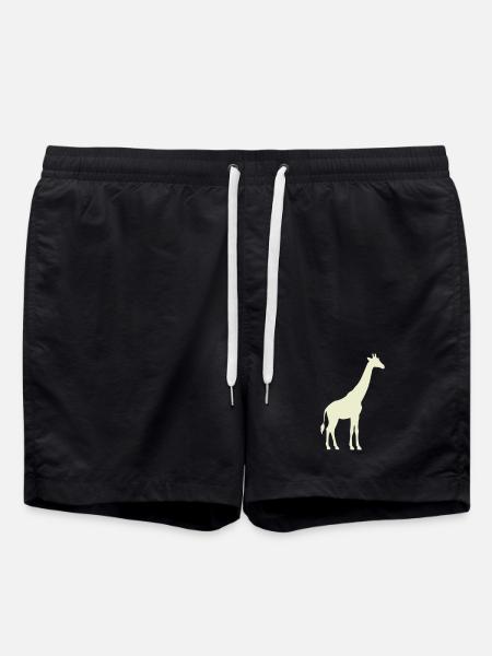 giraffe_silhouette- - Short de bain - noir