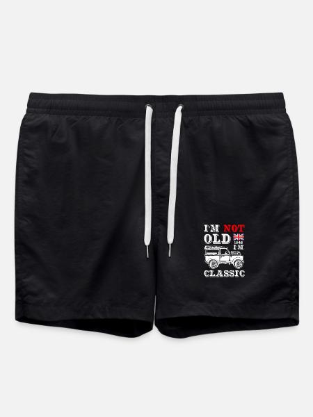 I_Am_Not_Old_I_Am_Classic - Badeshorts - Schwarz