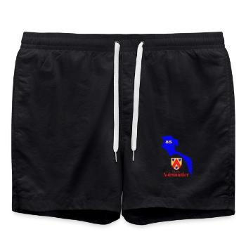 Île de Noirmoutier - Short de bain - noir - Devant - AI Model Male 185 light (185cm)